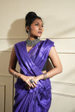 Purple Raga Tissue Saree