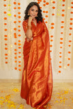 Kesarika Raga Tissue Saree