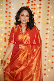 Kesarika Raga Tissue Saree