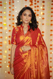 Kesarika Raga Tissue Saree