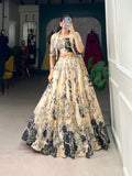Ethereal Radiance: Mauve Tussar Silk Lehenga with Jacket ( koti )