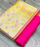 KANJIVARAM SOFT LICHI SILK SAREE