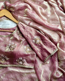 STYLE NEVER END ELEGANT AND PREETY AND HOT SHINING SOFT GOLDEN RICH SAREE